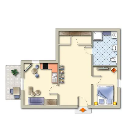 Apartment Kleine Krabbe